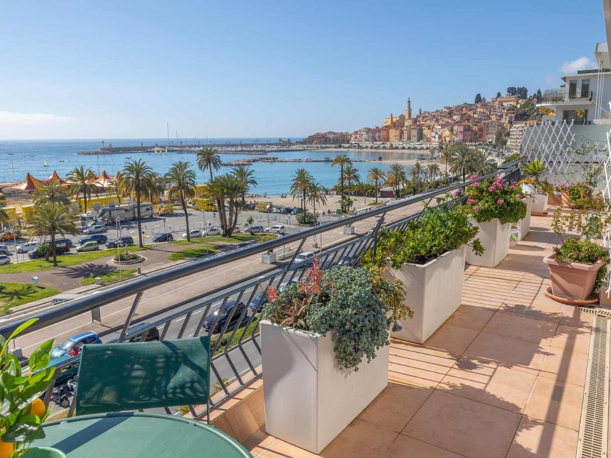 Magnifique 3p Climatise En Dernier Etage Avec Terrasse Face Mer, Proche Centre - Fr-1-196-326 * Menton